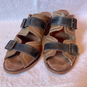 Freebird Caprice sandals custom dyed